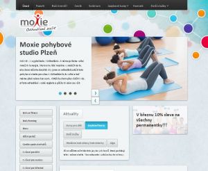 Moxie pohybové studio – informační web
