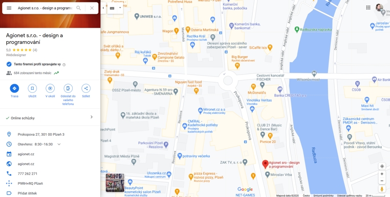 Google Maps Agionet