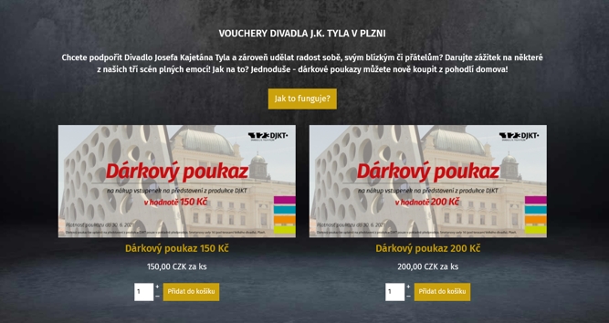 Vouchery darkove poukazy