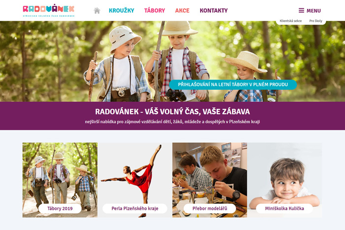 Radovánek homepage