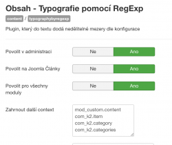 automatic NBSP for Czech (typografie)