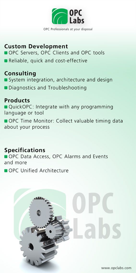 OPC Labs - prezentační materiály