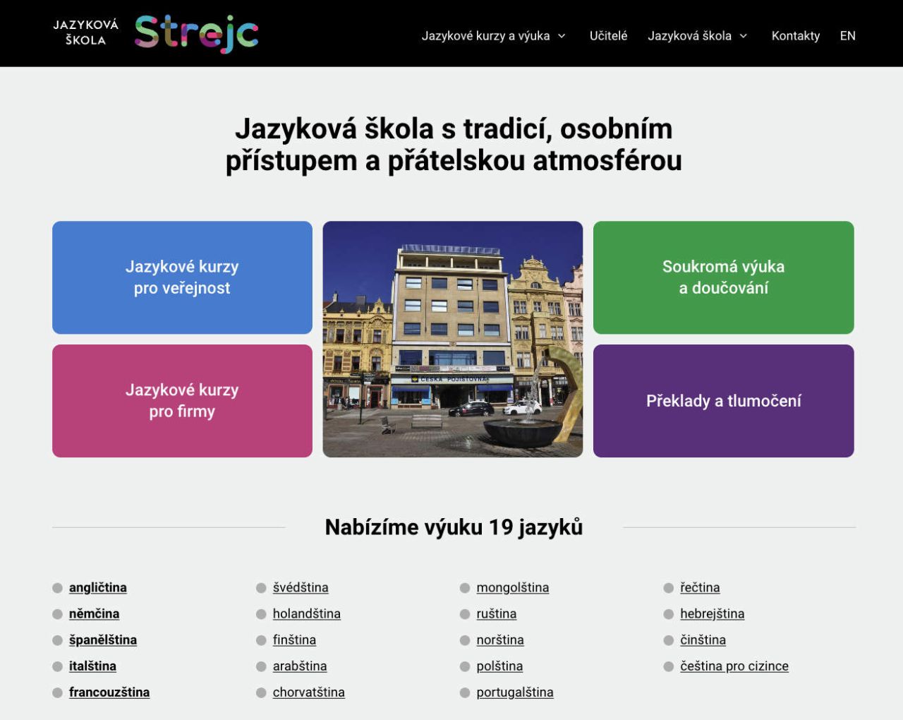 Strejc.cz – web redesign