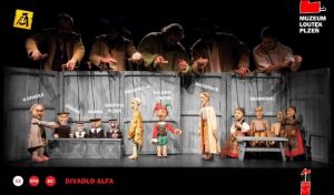 Divadlo ALFA – dotyková prezentace