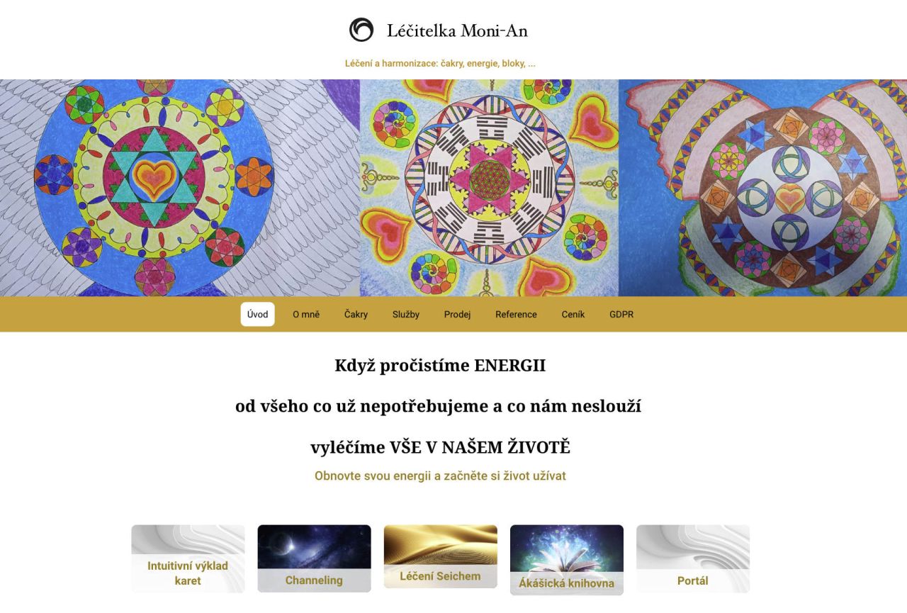 Léčitelka-moni-an.cz - harmonizace čaker