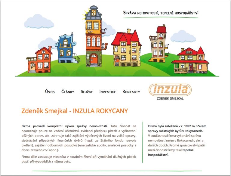 INZULA Rokycany – správce nemovitostí