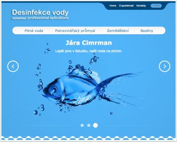 Desinfekce-vody.cz - webová prezentace