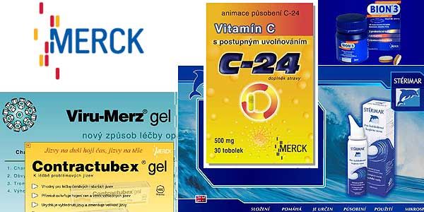 MERCK - komplet prezentací léčiv