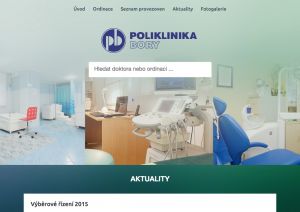 poliklinikabory.cz – web s redakčním systémem Joomla! 2014