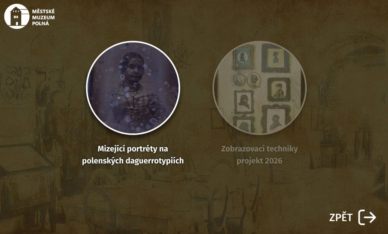 Muzeum Polná – dotyková prezentace Daguerrotypie