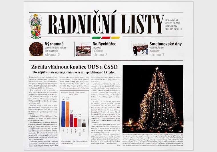 Radniční listy - nový vizuální styl 