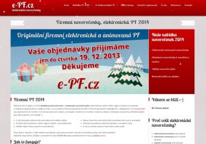e-pf.cz – elektronické novoročenky (2013)