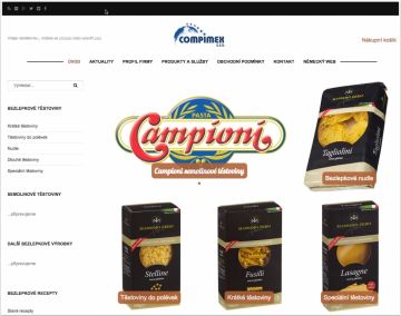 compimex.cz - eshop na bezlepkové potraviny