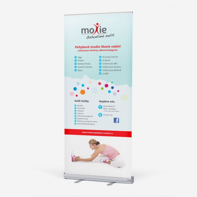 Moxie roll up prezentace (banner)