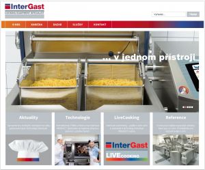 intergast.cz – design CSS &amp; HTML