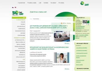 ZAT – tvorba webových stránek 2012