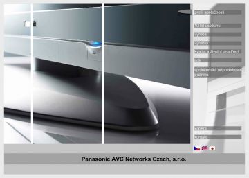Panasonic AVC s flash animací