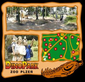 Dinopark – panorama mapa