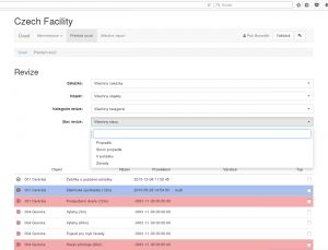 eFacility – aplikace pro správu revizí v Czech Facility a.s.