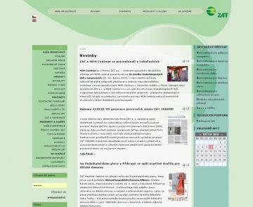 ZAT – komponenty v Joomle (asi 2009)