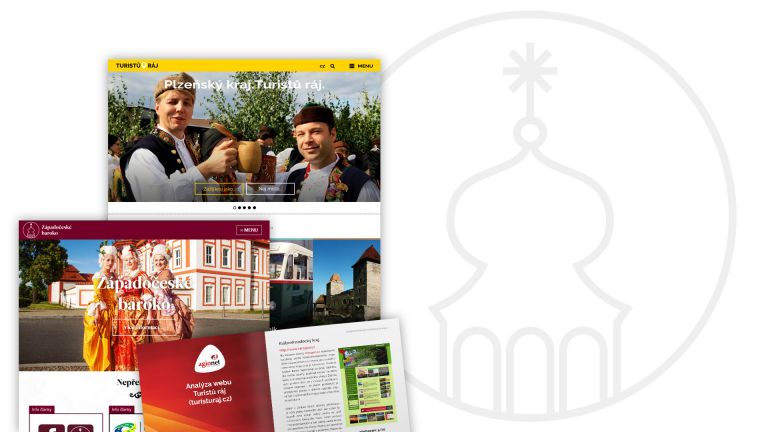 Turistů ráj  a Zpč. baroko – weby podporující turismus  v Plzeňském kraji