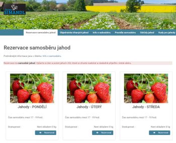 jahody.farma-simandl.cz – rezervační systém