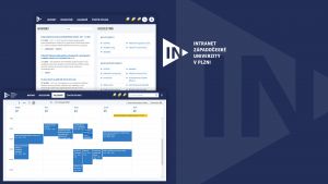 Intranet pro Západočeskou univerzitu v Plzni - design, vývoj, programování